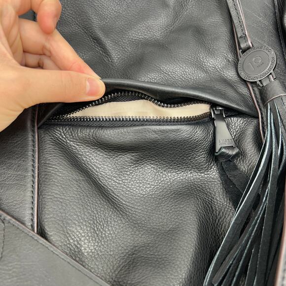 Aimee Kestenberg The Suzie Large Leather Satchel Black Handbags - Picture 5 of 15